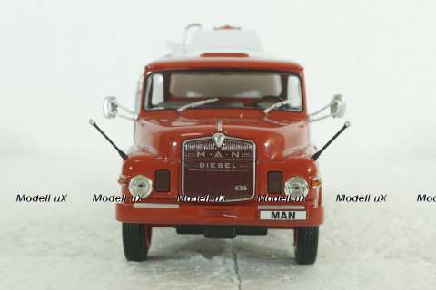 MAN 626 fuel tanker  Esso, red/white, DeAgostini 1:43