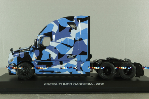 Freightliner Cascadia 2018, blue, Truck Tuning Collection #7, Hachette 1:43