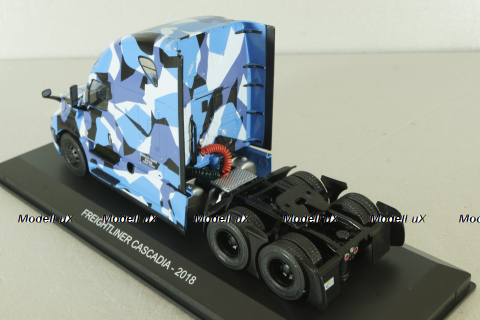 Freightliner Cascadia 2018, blue, Truck Tuning Collection #7, Hachette 1:43