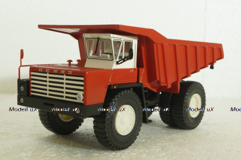 Белаз-548, карьерный самосвал, красный, Н007, Наш Автопром 1:43