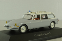 Citroen ID 19 Break grey, Ambulance Special, Atlas 1:43
