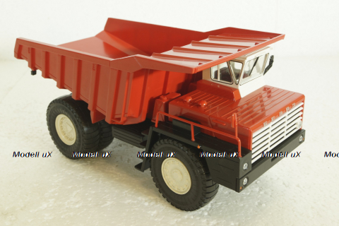 Белаз-548, карьерный самосвал, красный, Н007, Наш Автопром 1:43