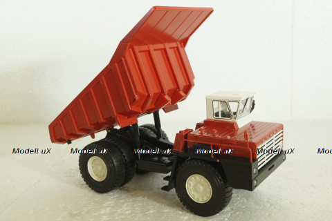 Белаз-548, карьерный самосвал, красный, Н007, Наш Автопром 1:43