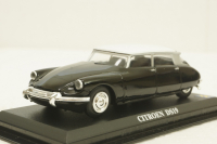 Citroen DS19, black/white, Del Prado 1:43