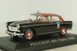 Peugeot 404 Taxi Paris 1962, black Altaya 1:43 Уценка!