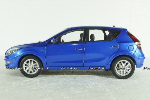 Hyundai i30 2007, blue, Paudi 1:18