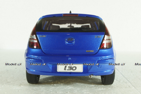 Hyundai i30 2007, blue, Paudi 1:18