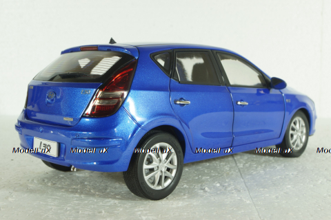 Hyundai i30 2007, blue, Paudi 1:18