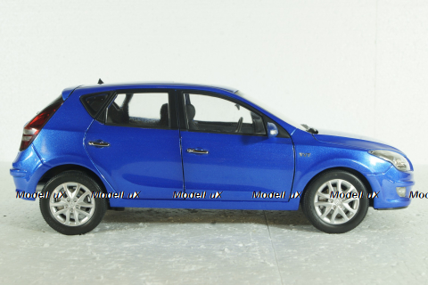 Hyundai i30 2007, blue, Paudi 1:18