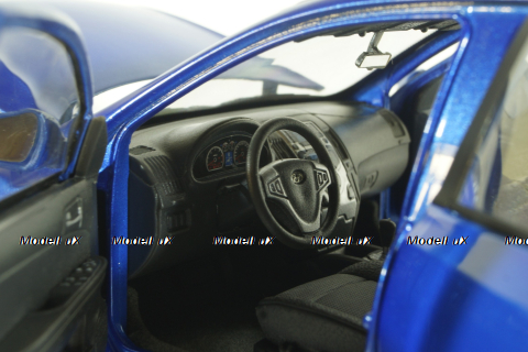 Hyundai i30 2007, blue, Paudi 1:18