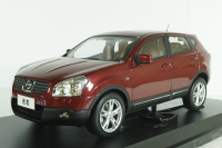 Nissan Qasquai, red, Paudi 1:18