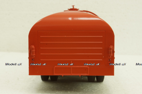 Краз-258 с п/прицепом ТЗ-22, красный, АвтоИстория 1:43