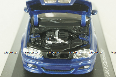 BMW M3 Cabriolet (E46) 2001, blue, 431020031, Minichamps 1:43
