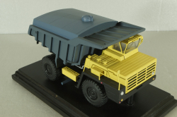 Белаз-540 карьерная поливалка, желтый/серый, Nik Models 1:43