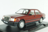 Mercedes 260 E (W124) 1984 dark red, MCG18284, MCG 1:18