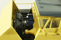 Белаз-540 карьерная поливалка, желтый/серый, Nik Models 1:43