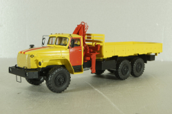 Урал-4320-0911 Аварийный, с манипулятором, желтый, Nik Models 1:43