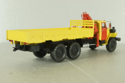Урал-4320-0911 Аварийный, с манипулятором, желтый, Nik Models 1:43