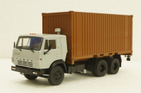 Камаз-53212 с 20-футовым контейнером, 101999, ПАО Камаз 1:43