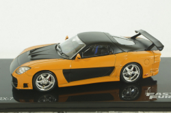 Mazda RX-7 (2006) orange, Fast&Furious #18, FF021, Altaya 1:43