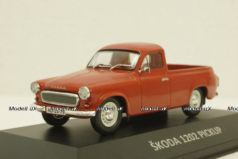 Skoda 1202 Pick Up, red, KALEIDOSKOP SKODA (DeAgostini) 1:43