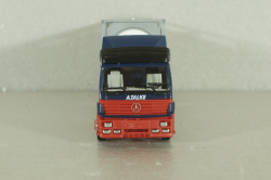 Mercedes SK 1850 LS tractor with semi-trailer tank "Alfred Talke" 1994, blue/white, 143004, Herpa 1:87