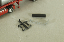 Mercedes SK 1735 LS tractor with semi-trailer tank "Alfred Talke" 1992, blue/silver, 141581, Herpa 1:87 