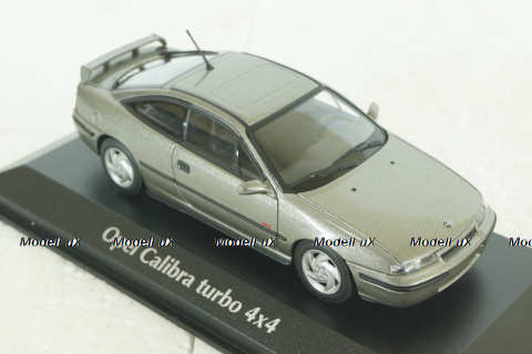 Opel Calibra Turbo 4x4,1992 grey metallic, 940045724, Maxichamps 1:43