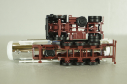 Mercedes SK 1735 LS tractor with semi-trailer tank "Willi Betz" 1989, blue/chrome, 826110, Herpa 1:87 