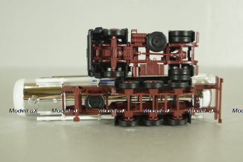 Mercedes SK 1735 LS tractor with semi-trailer tank "Willi Betz" 1989, blue/chrome, 826110, Herpa 1:87 