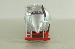 MAN TG-A XL with semi-trailer tank "Alfred Talke", blue/grey, 146623, Herpa 1:87