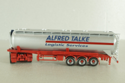 MAN TG-A XL with semi-trailer tank "Alfred Talke", blue/grey, 146623, Herpa 1:87