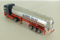 Mercedes Actros 1857 with semi-trailer tank "Alfred Talke" blue/grey, 144131, Herpa 1:87