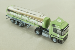 Mercedes Actros 1843 with semi-trailer tank "Kieserling" green, 144285, Herpa 1:87