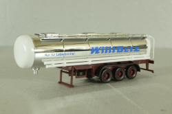 Semi-trailer tank "Willi Betz", chrome, 826110tr, Herpa 1:87