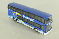 Setra S 228 DT bus "wanderwogel, blue, 144286, Herpa 1:87