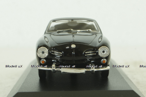 Volkswagen Karmann Ghia Cabriolet 1955, Black, 940051030, Maxichamps 1:43