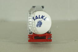 Volvo FH 12 Globetrotter XL with semi-trailer tank "Transport de jongh", blue/chrome, 145350, Herpa 1:87