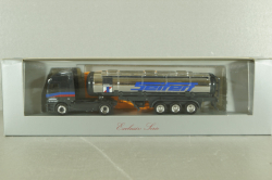 Mercedes Actros 1843 with semi-trailer tank "Seifert" grey/chrome, 144286, Herpa 1:87