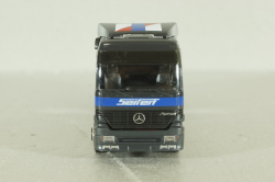 Mercedes Actros 1843 with semi-trailer tank "Seifert" grey/chrome, 144286, Herpa 1:87