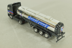 Mercedes Actros 1843 with semi-trailer tank "Seifert" grey/chrome, 144286, Herpa 1:87