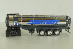 Mercedes Actros 1843 with semi-trailer tank "Seifert" grey/chrome, 144286, Herpa 1:87