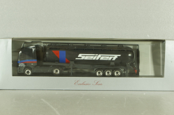 Mercedes Actros 1843 with semi-trailer tank "Seifert" grey, 144287, Herpa 1:87