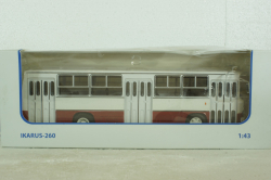 Икарус-260, бело/красный, 900131, Советский Автобус 1:43