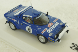 Lancia Stratos HF, No.10, Winner rally Monte Carlo, serie 2, with figurines, S.Munari/S.Maiga, 1976, IXO 1:43