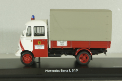 Mercedes L 319 flatbed truck Feuerwehr Dortmund, 450291600, Schuco 1:43 №2