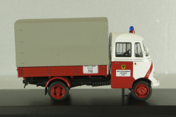 Mercedes L 319 flatbed truck Feuerwehr Dortmund, 450291600, Schuco 1:43 №2