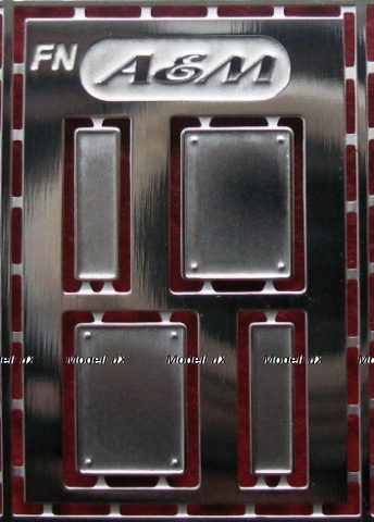 Фототравление Таблички ГРЗ FN, EM-185