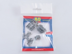 Двигатель ЯМЗ-238 с КПП 1 шт, AVD дополнения AVD143009401