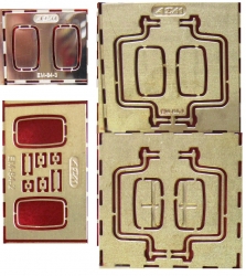 Фототравление Набор зеркал для МАЗ-5433, EM-084, 1:43